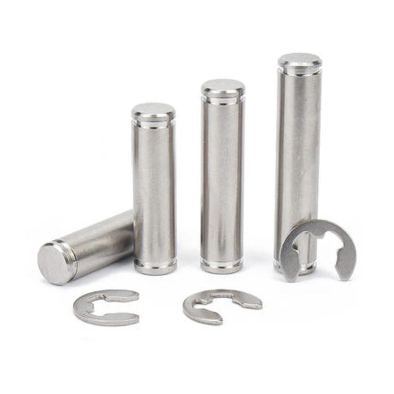 5pcs M3 304 stainless steel grooved pins shaft plug double head circlip pin positioning dowels dowel GB882 12mm-30mm length - купить по