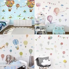 Мультяшные воздушные шары серии наклейки на стену животные облако для детской комнаты наклейки на стену украшение для детского сада DIY художественные плакаты
