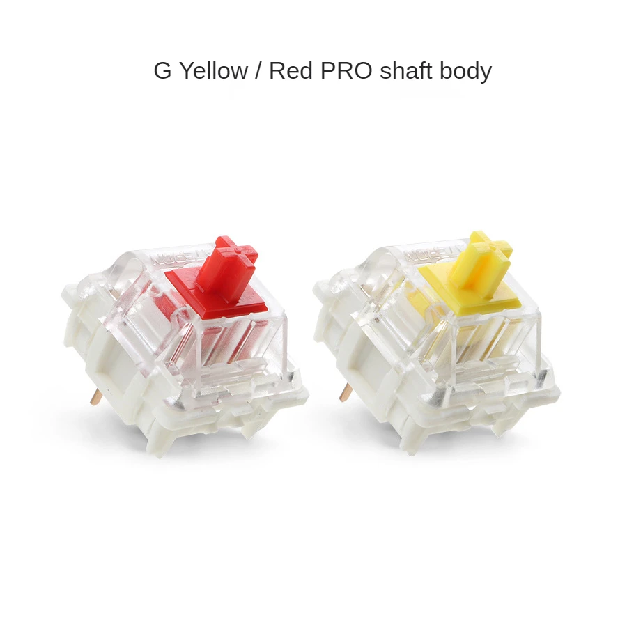 Gateron Pro Switches SMD RGB  Linear Tactile Lube Mechanical Switch 3Pin Yellow Red Switch For Mechanical Keyboard DIY