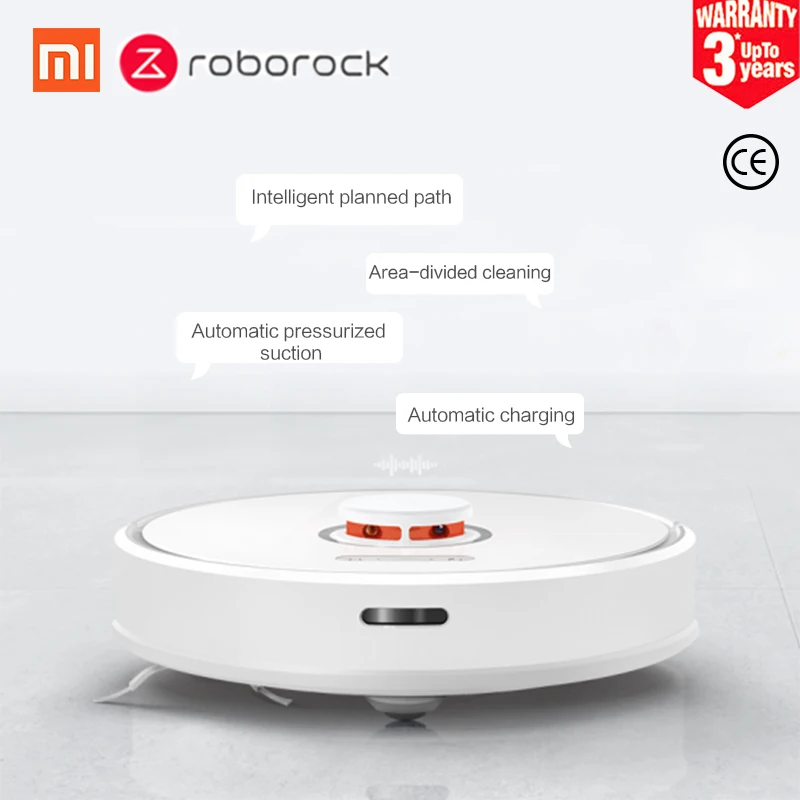 [Быстрая доставка] робот пылесос Xiaomi Roborock S50S55 2 разделенных зоны Автоматическая