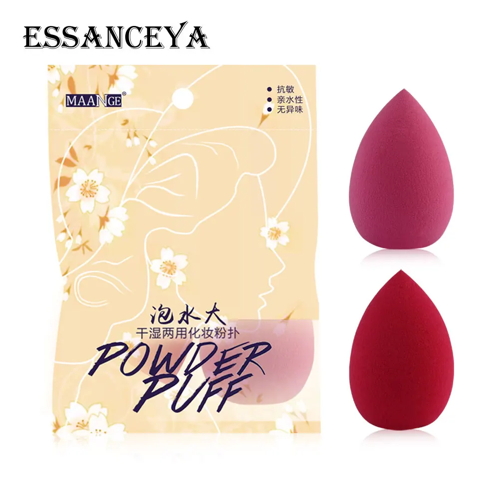 ESSANCEYA 2-3 шт латексный спонж для макияжа в форме капли воды косметический спонж для макияжа спонж для лица крем косметическая пудра