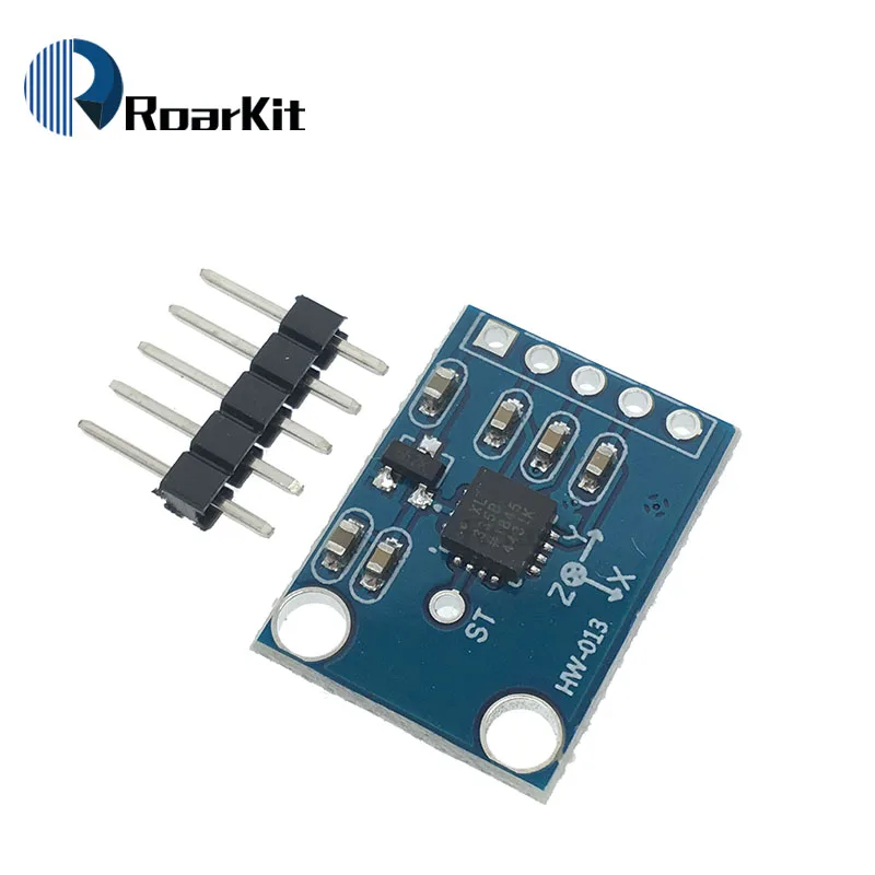 Трехосевой трехосевой модуль акселерометра GY 61 ADXL335 трехосевое ускорение