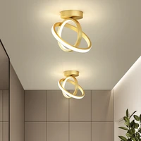 fss nordic circular ceiling lamp corridor aisle lamps modern light luxury creative ring ceiling lamp simple porch lamp