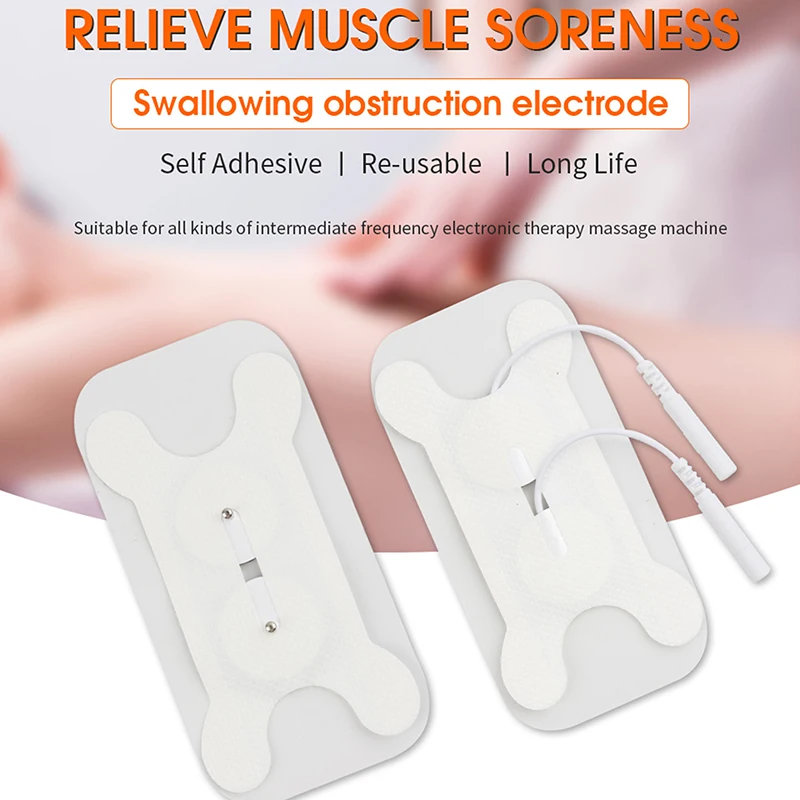 

2-10pcs Pharyngeal Patch Physiotherapy Electrode Nerve Stimulator Electrode Pads Tens Electrodes Digital Therapy Machine Massage