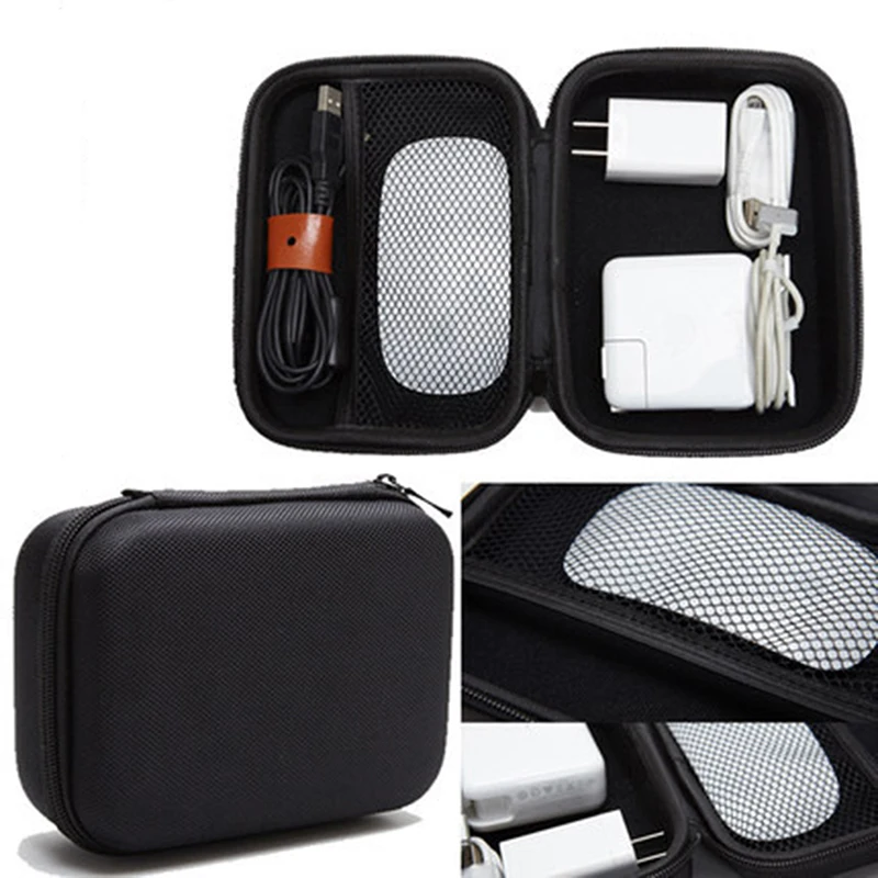 

Traveling Storage Bag Digital Calculator Storage Bag Travel Organizer Case For USB Flash Drive Data Cable Gadget Bags