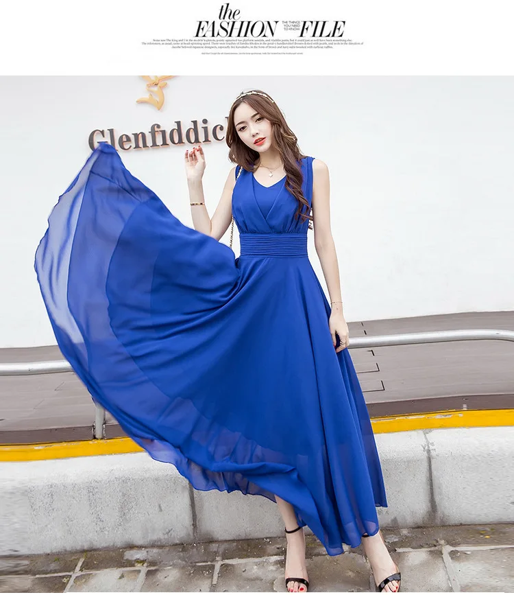 2019 модное летнее пляжное шифоновое платье в стиле бохо Элегантная туника без