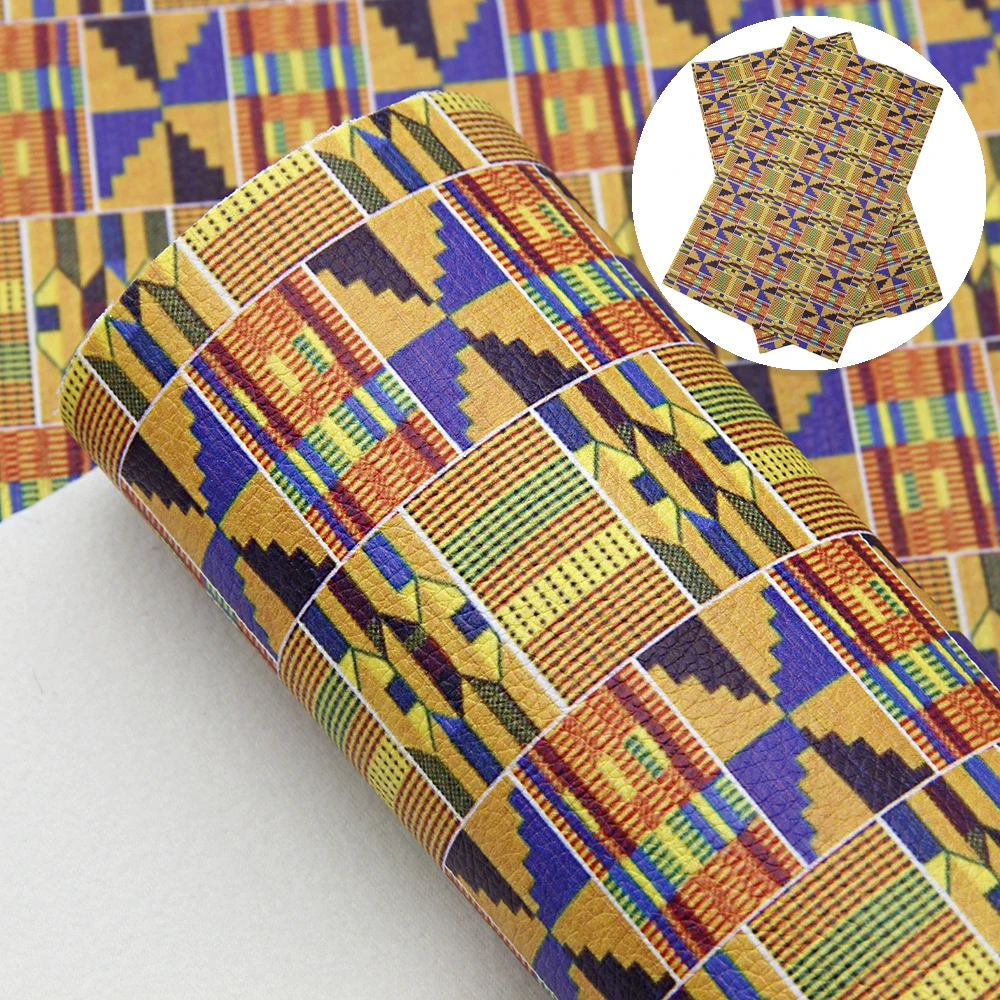 Листы из искусственной кожи Lychee геометрической формы синтетическая кожа для