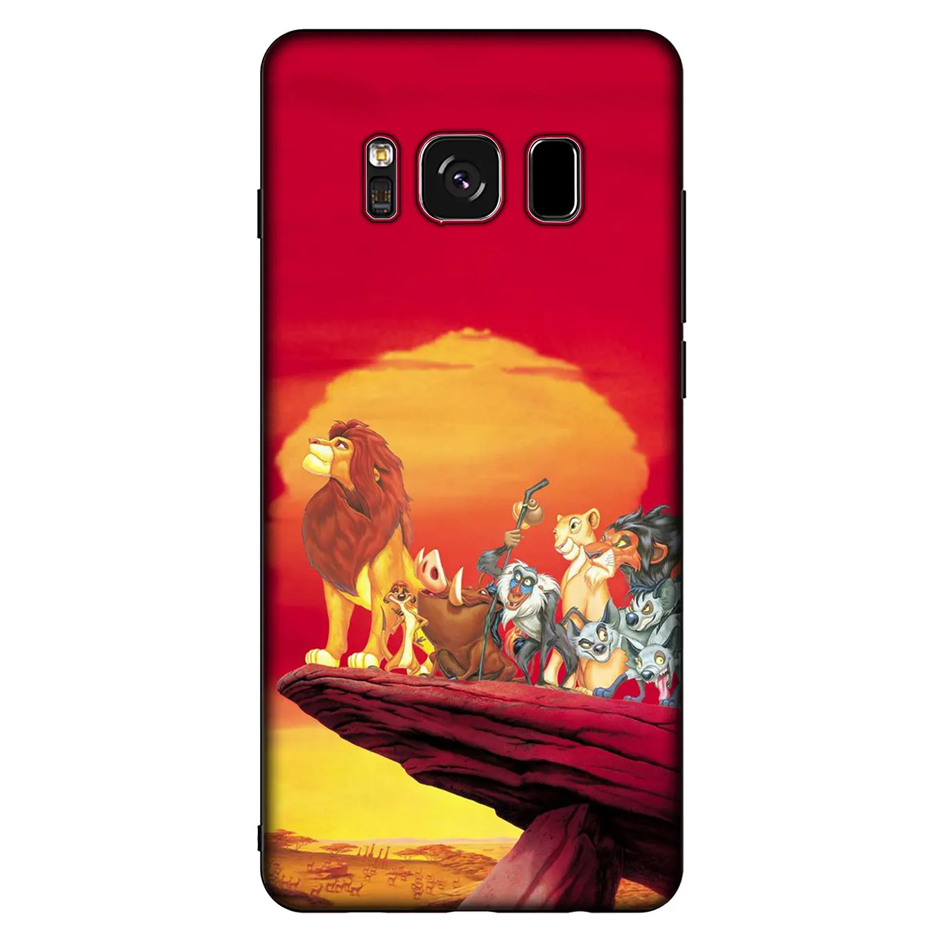 Мягкий силиконовый чехол для телефона YIMAOC с рисунком Король льва samsung Galaxy A6 Plus A9 A8