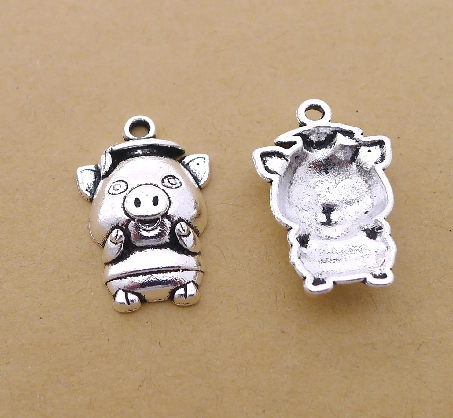 

Серьги-Подвески ручной работы, 10 шт., 23 х15 мм