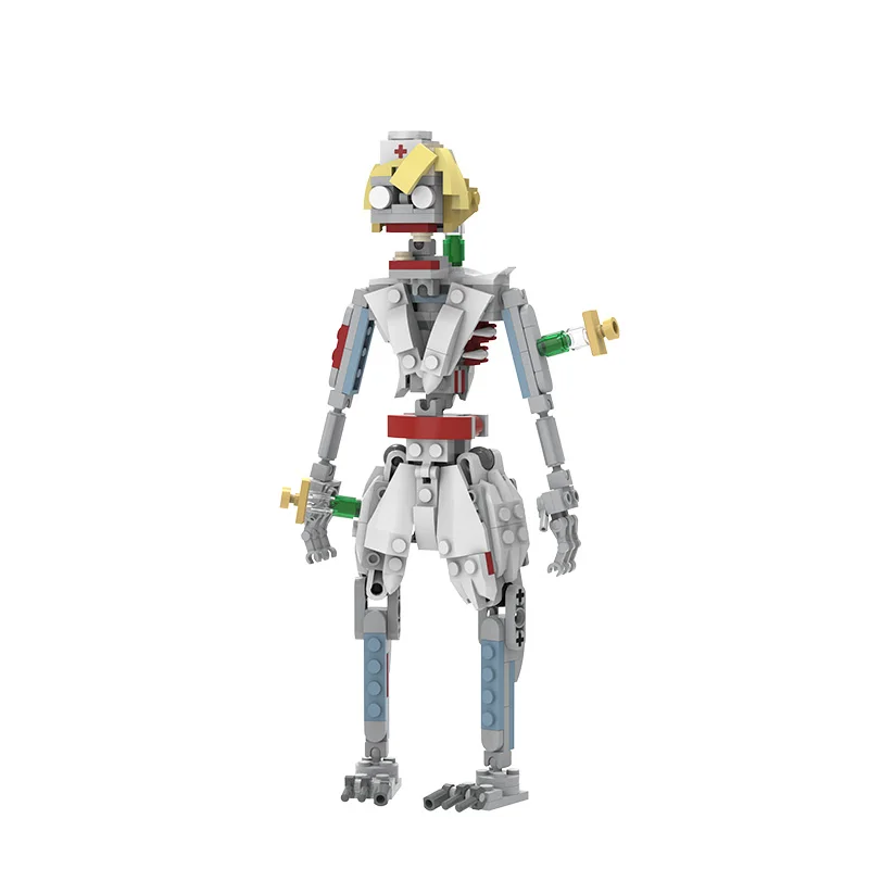 Конструктор MOC зомби монстр в медсестре фигурка из фильма ужасов креативная