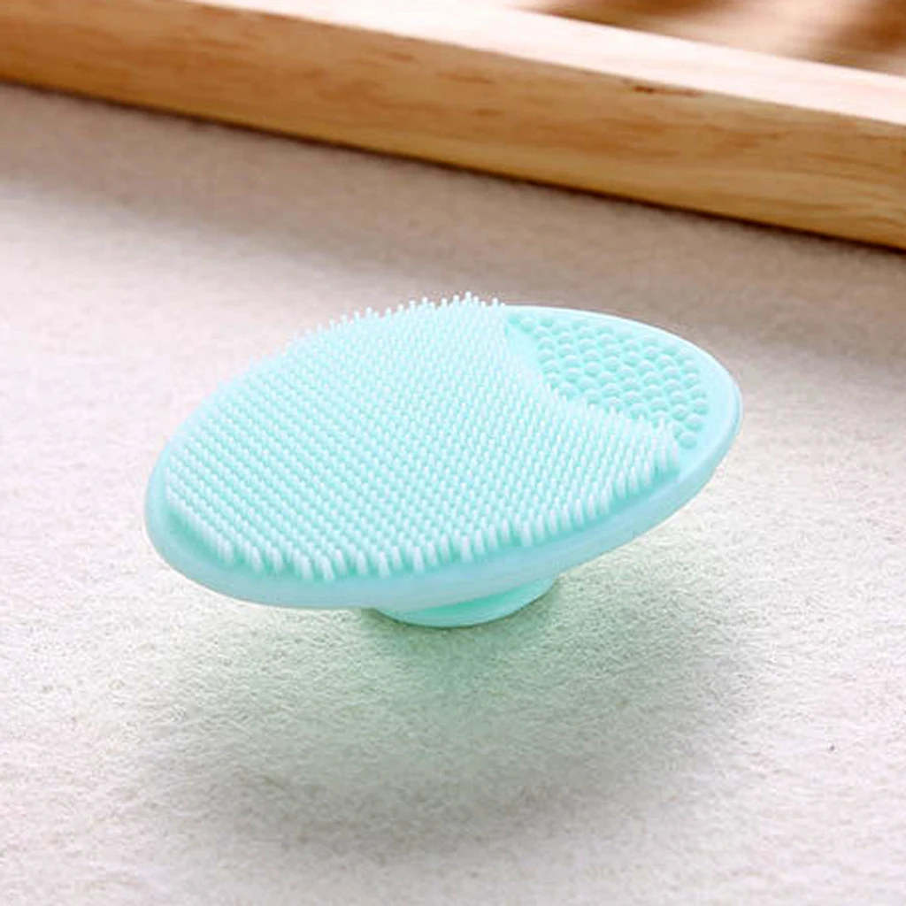 

2Pcs Silicone Wash Pad Face Exfoliating Blackhead Facial Bath Cleaning Brush