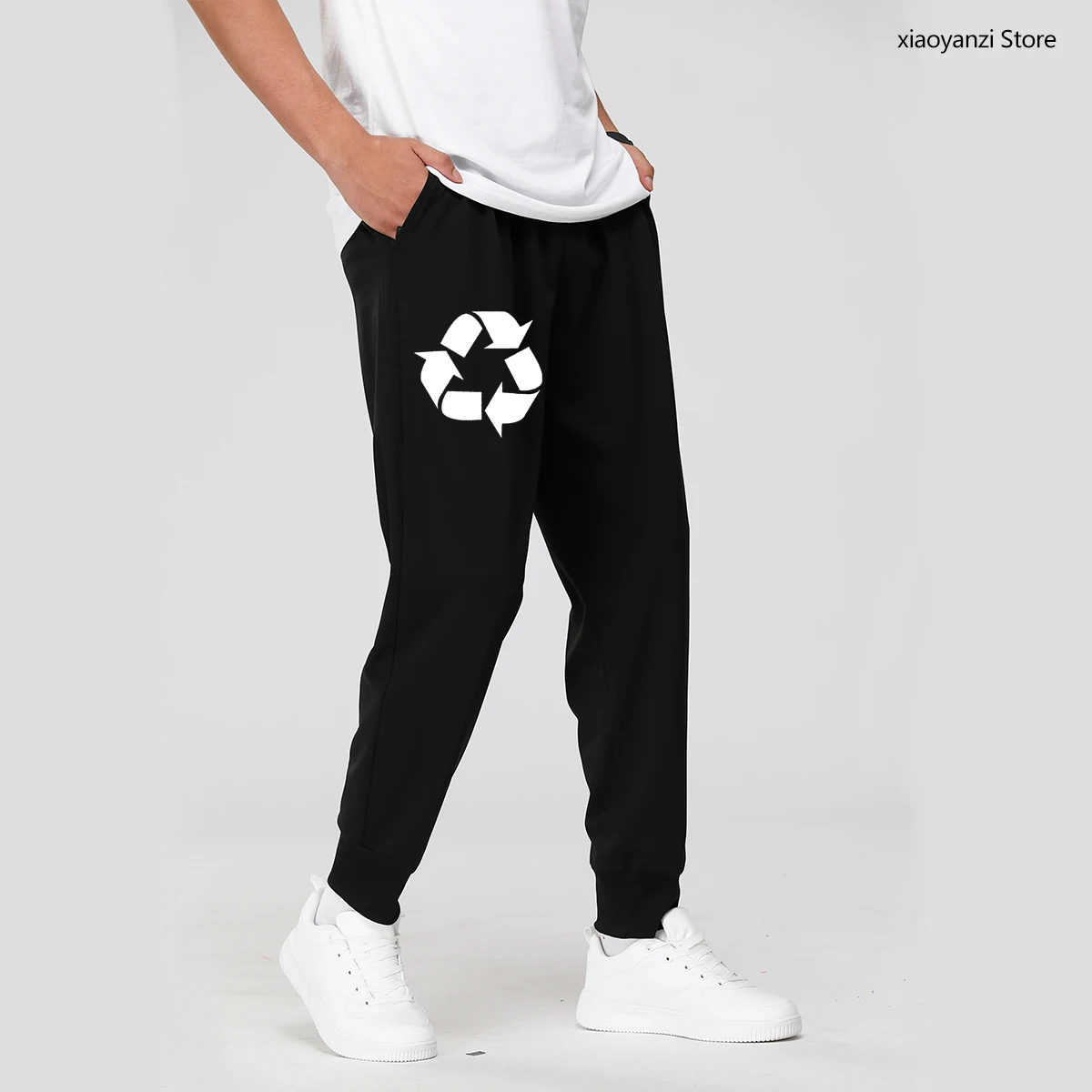 

The Big Bang Theory Sweatpants Leonard Recycling logo print Men Women geek Plus Size Fitness Trousers Casual Sports Long Pants