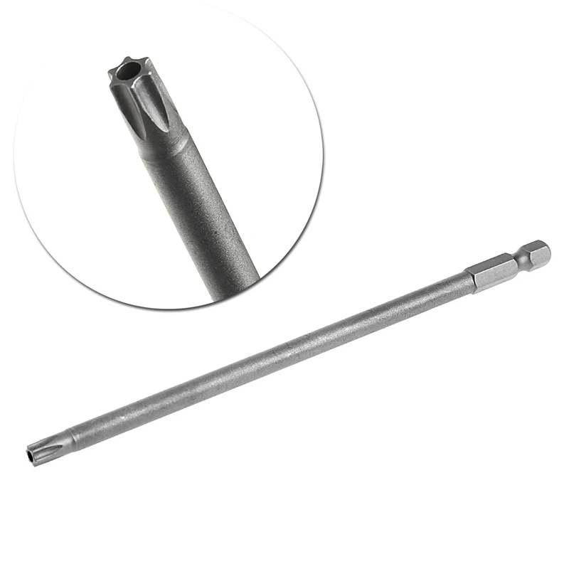 

8Pcs 150mm Long Magnetic Torx Security Electric Screwdriver Drill Bits Set