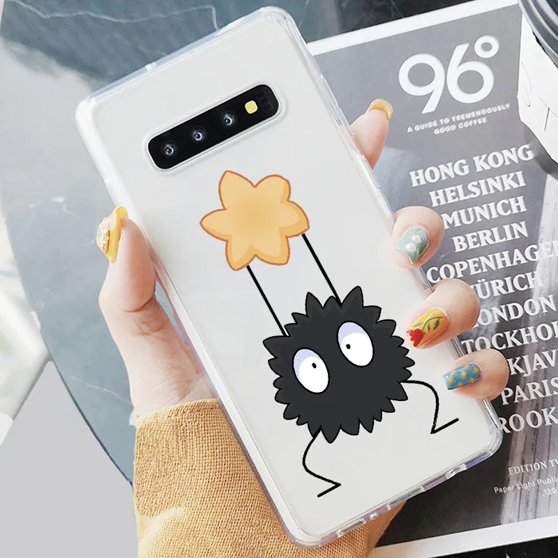 Мягкий прозрачный чехол из ТПУ для телефона Samsung S6 S7 Edeg S8 S9 Plus S10 + S10E Lite A50 A30 A10 |