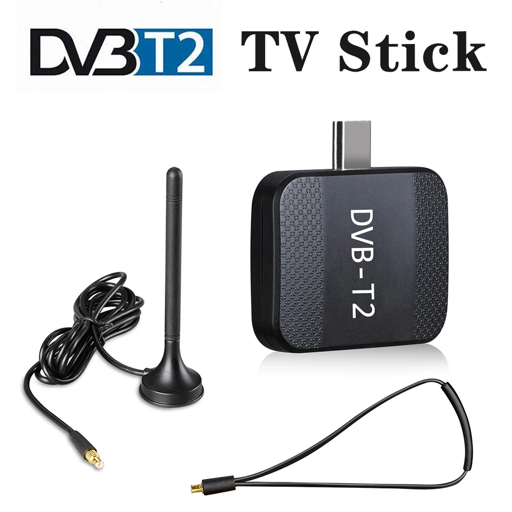 DVB T2/DVB T ТВ палка цифровой приемник TDT для Android телефона планшета 1080P HD бесплатное