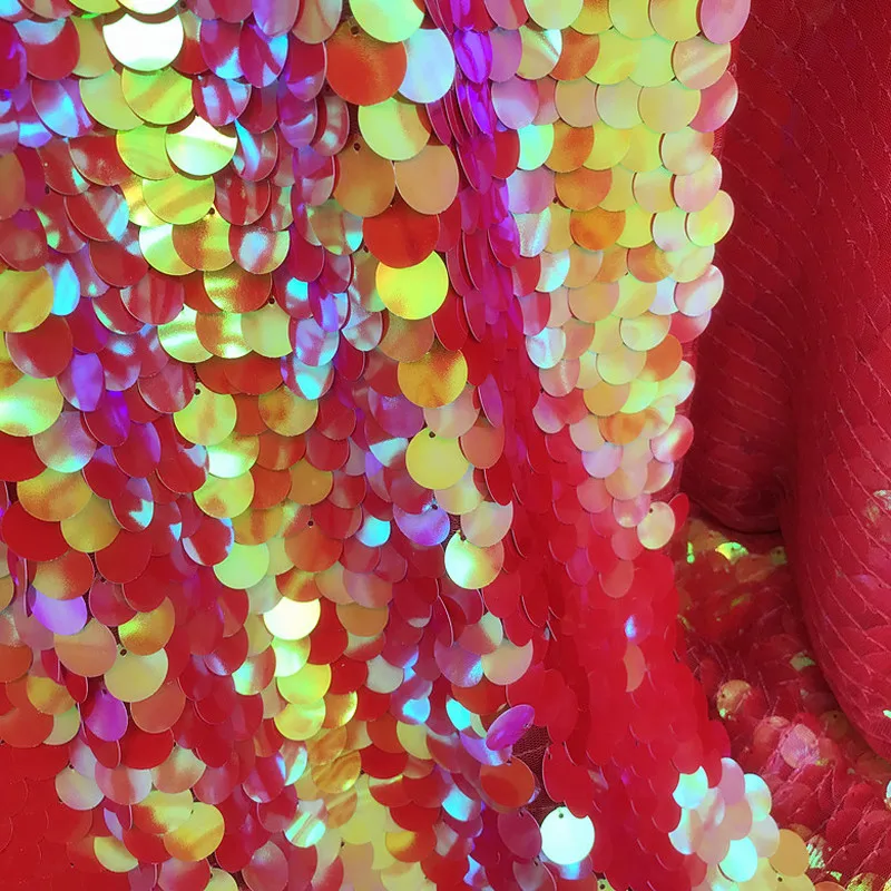 Блестящая ткань 18 мм для свадебной фотосъемки украшения занавесок в виде рыбьей