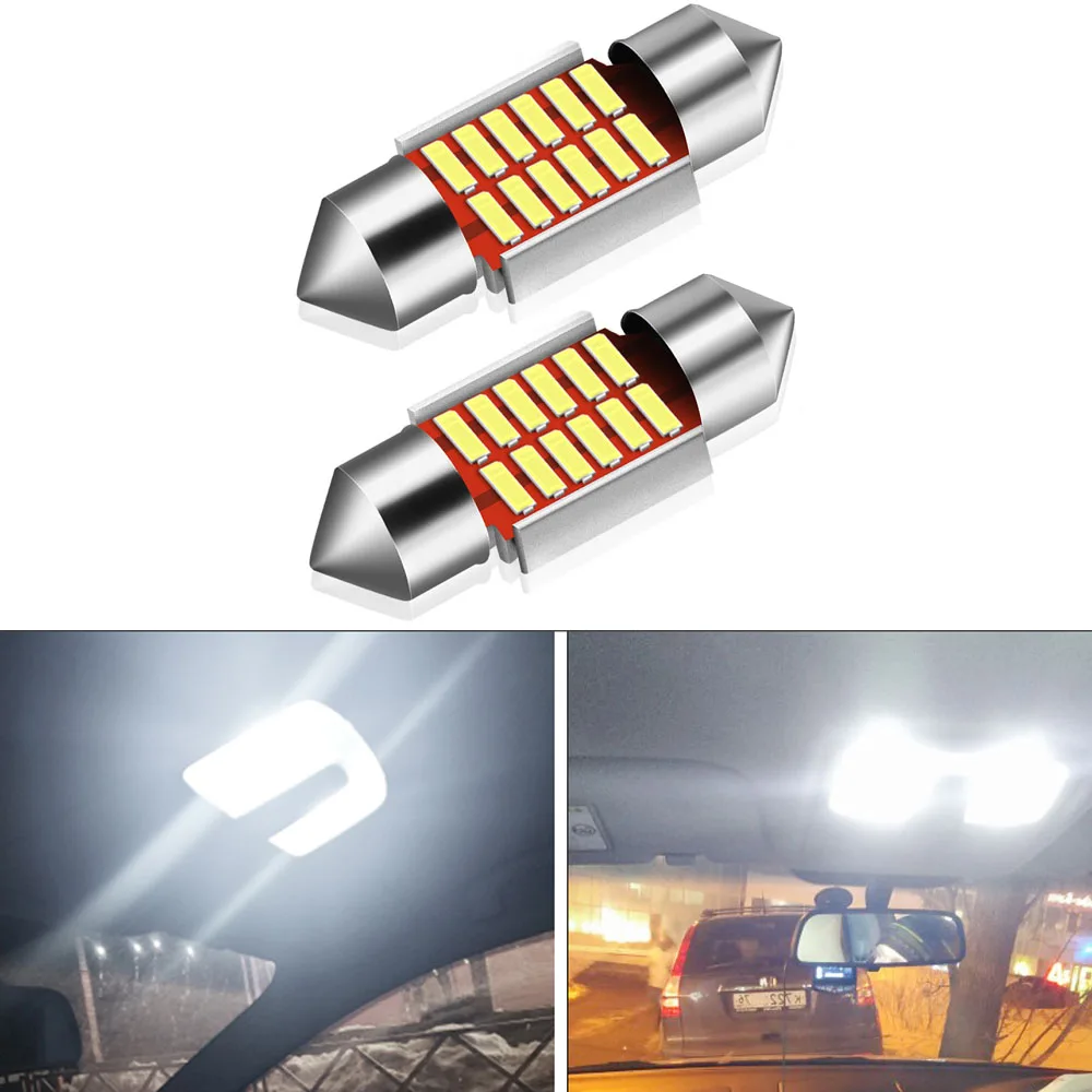 

31mm Festoon C5W LED Bulb For Kia Rio K2 K3 Ceed Sportage 3 Sorento Cerato Armrest Picanto Soul Optima Canbus Car Interior Light