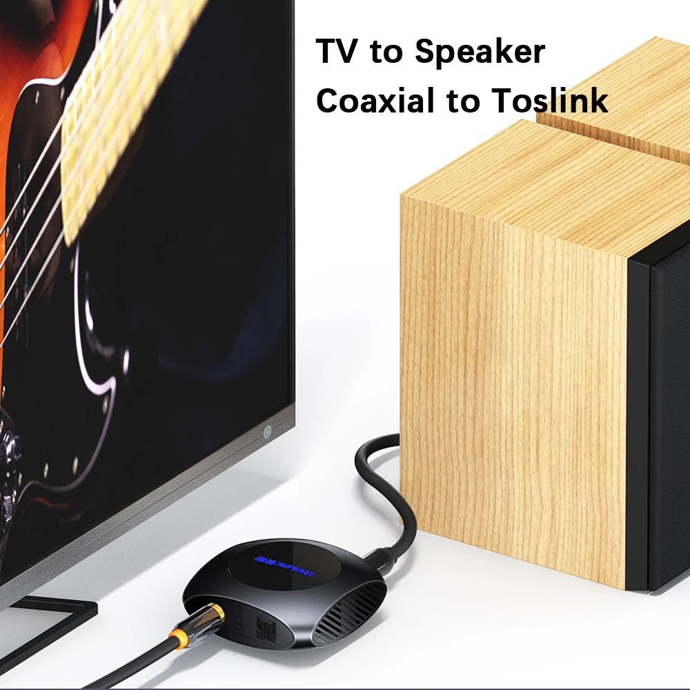 Unnlink HiFi 5 1 аудио преобразователь Оптический Toslink коаксиальный двунаправленный