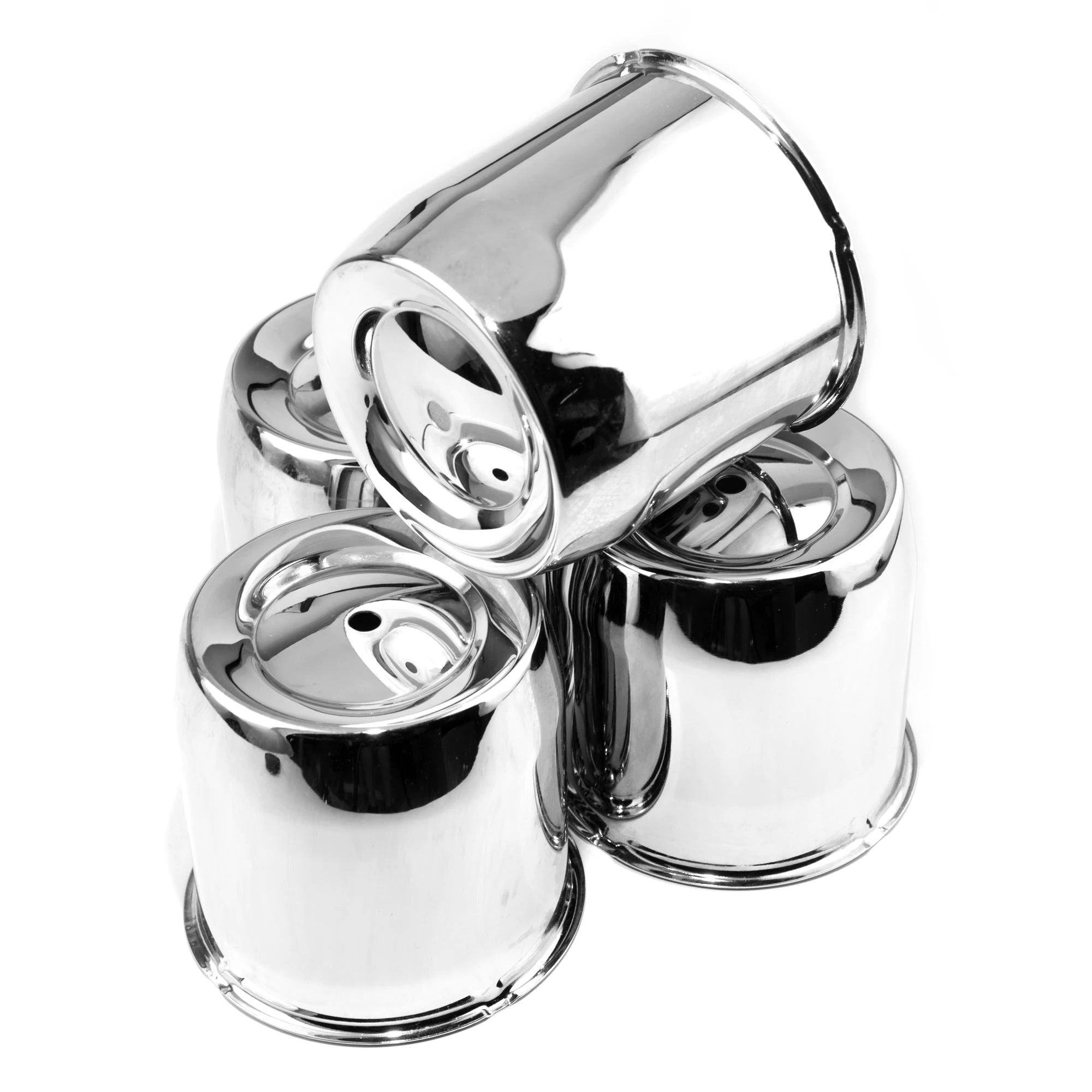 

4pcs Chrome Push Through Center Cap For 5.15" Trailer/Truck Rims Center Bore 5.04"Tall Center Bore Truck Wheels Rim