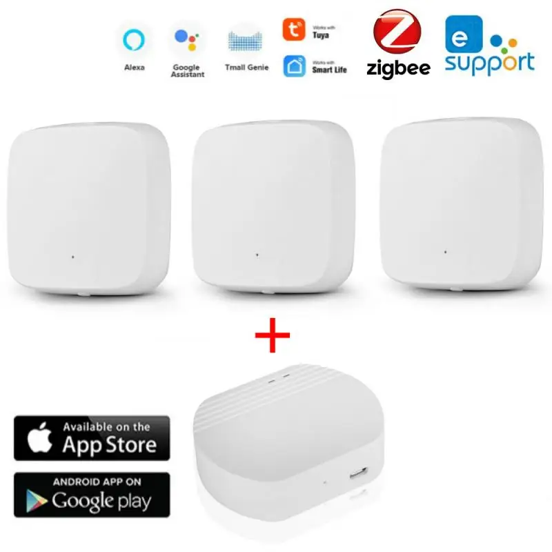 

EWelink Zigbee Tuya Temperature Humidity Sensor Alarm System Devices Intelligent Smart Home Automation For Amazon Alexa Google