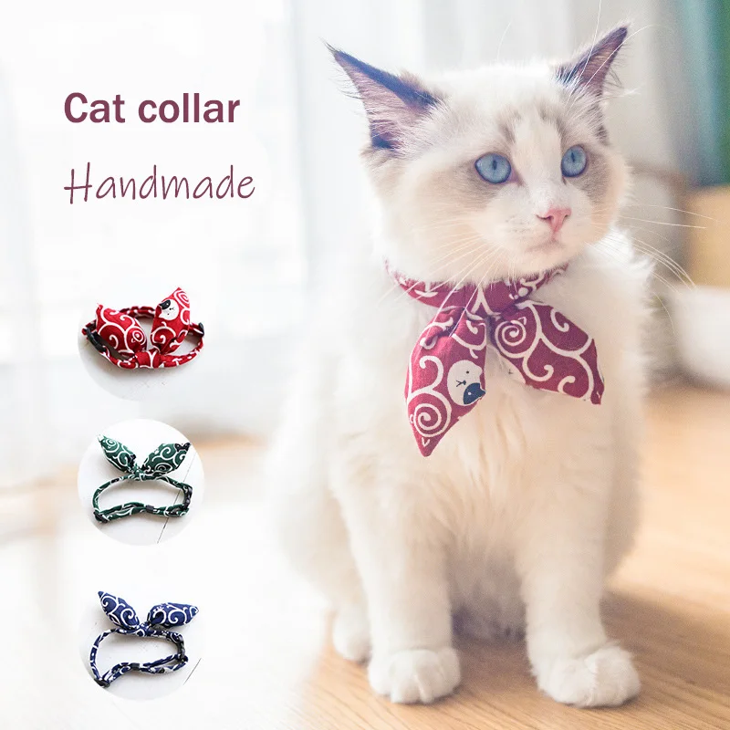 

Pet Collar Bow Tie Adjustable Cat Puppy Bow Tie Medium Dog Small Dog General kitten collar pet collar cute cat collar collars
