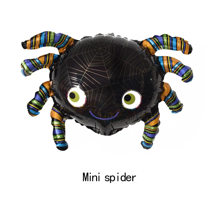 2 шт Мини Хэллоуин воздушные шары Тыква паук Голова монстра череп алюминиевая пленка воздушный шар вечерние