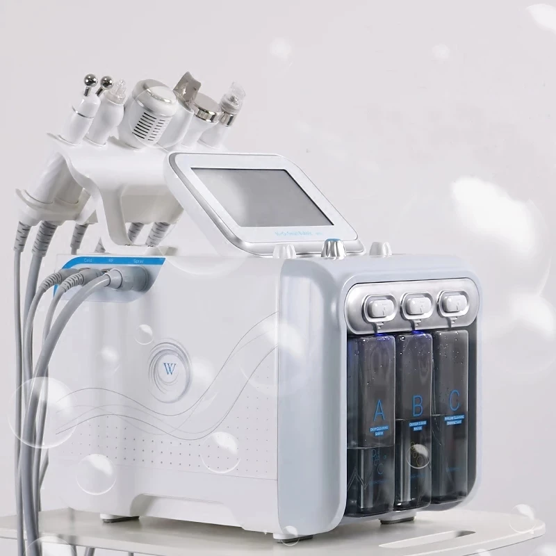 

6 in 1hydra dermabrasion skin care beauty machine water jet hydrogen oxygen diamond skin tightening beauty machine