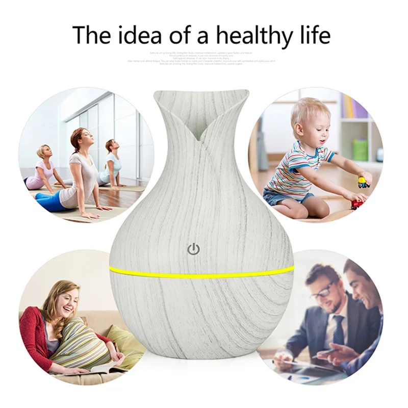 130 мл USB Арома масло диффузор белый зерна Электрический увлажнитель