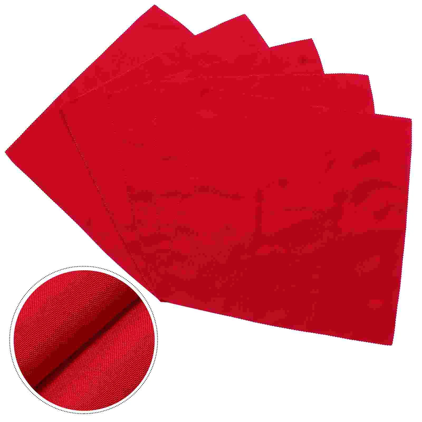 

5pcs Simple Style Cup Cloth Tableware Pad Placemat for Home Restaurant Hotel