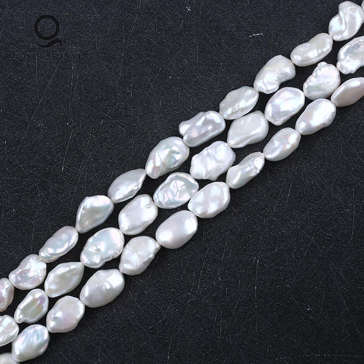 

Cultured Irregular Shape Freshwater Pearls Strand Beads Strand Price For Sale