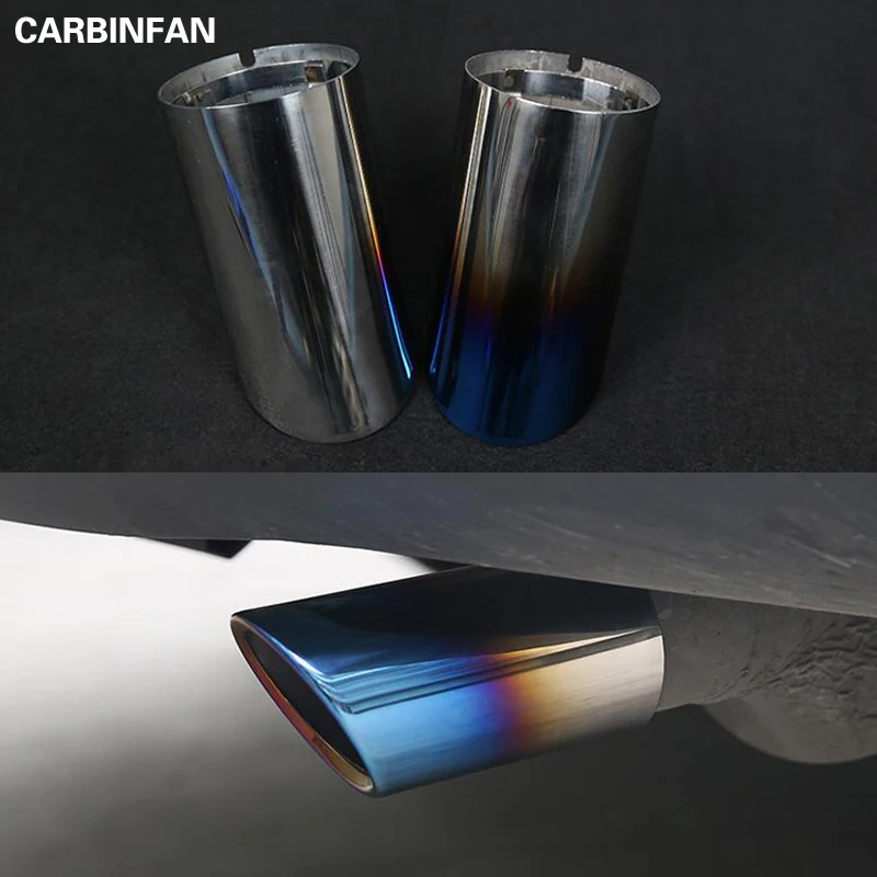 Стайлинг автомобиля глушитель внешняя выхлопная труба выход из нержавеющей
