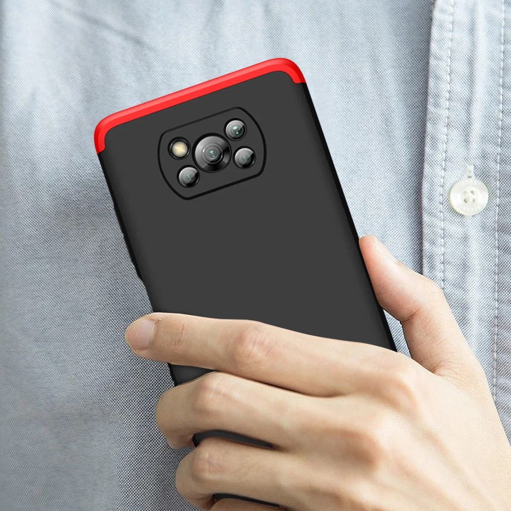 3 in 1 case for poco x3 pro case poco x3 360 full protection case shockprrof matte phone cover for xiaomi poco x3 nfc x 3 pro free global shipping