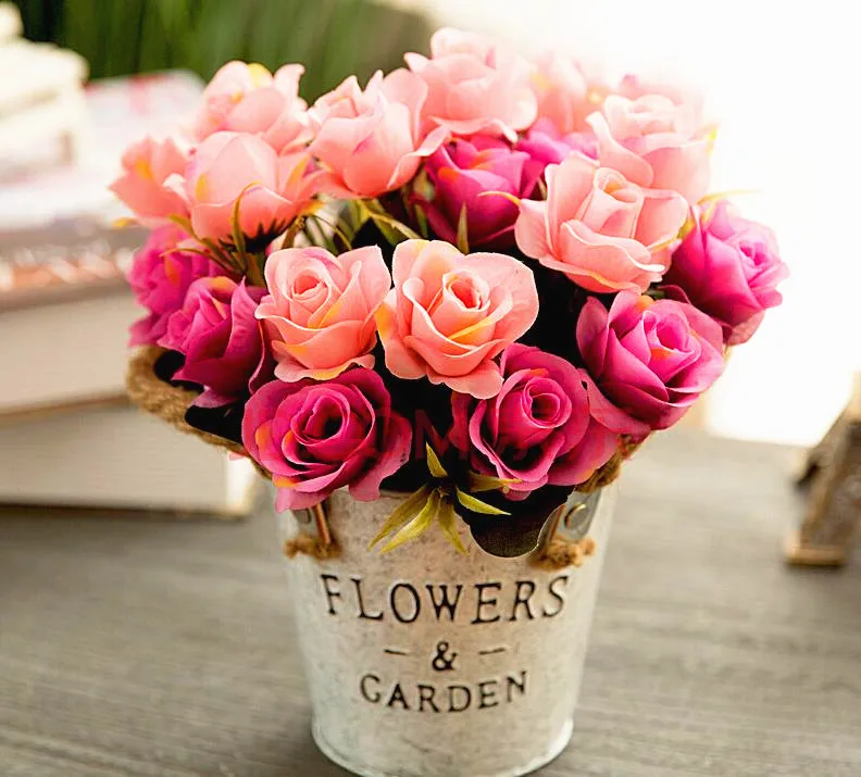 100 шт. мыльные розы искусственные цветы аксессуары для украшения дома розовый