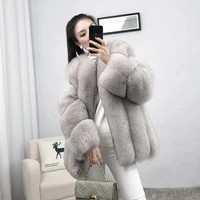 fur coat real fur fox fur coat winter ladies and women real fox fur coat detachable real fur coat 2020 hot sell