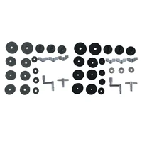23pcs drums felt wear resistant cymbal replacement accessories cymbal stand felts pads set with nut washer sleeve wrench yyds