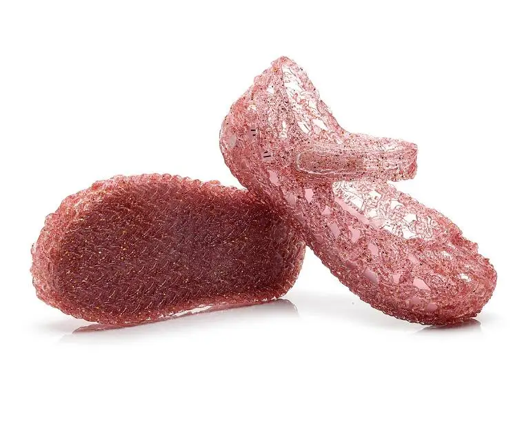 Новые мини туфли принцессы Птичье гнездо сандалии желейные для девушек