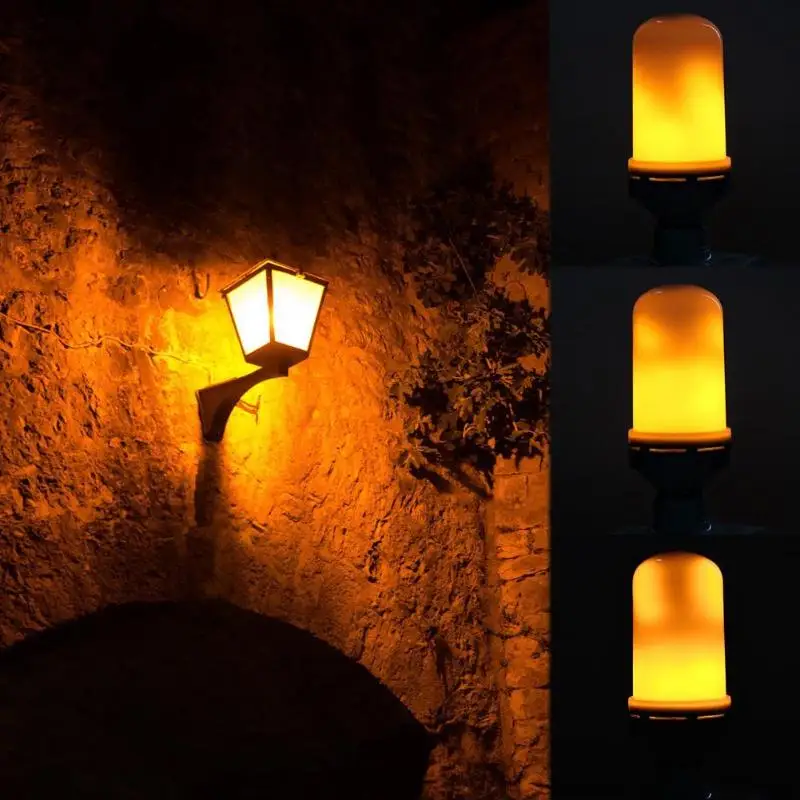 Светодиодный фонарь с эффектом пламени лампа имитацией камина AA батарея декор