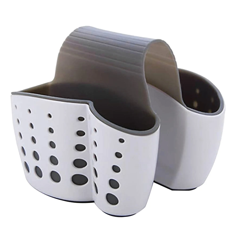 

Kitchen sink drain basket rack saddle sponge storage rack plastic faucet silicone storage