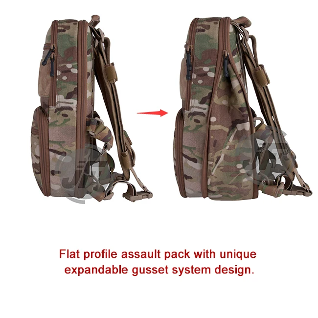 Emerson HS стиль D3CR повседневное использование рюкзак расширяемый MOLLE FlatPack Регулируемый Открытый Тактический Кемпинг стрельба EDC сумка пакет