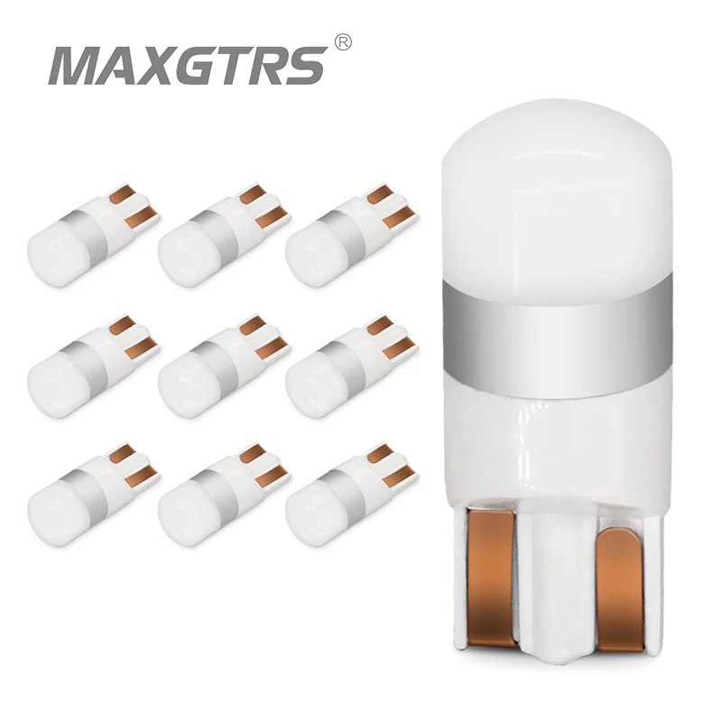 Светодиодная лампочка 10X T10 LED W5W Canbus 194 168 3030 DRL автомобильный боковой маркер ширина