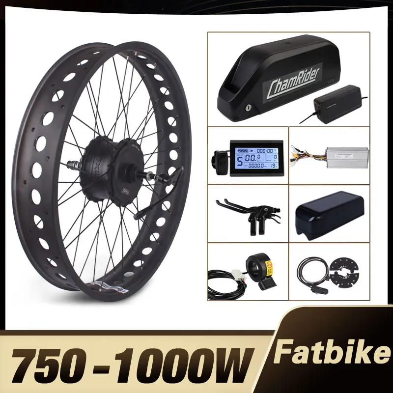 Электровелосипед MXUS XF15Fat колеса 52 в 1000 Вт 48 В 750 комплект для переоборудования
