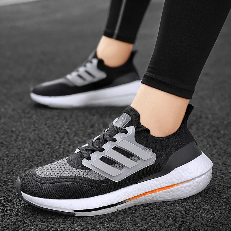

New Spring Men Women Casual Shoes White Shoes Lightweight Comfortable Breathable Walking Running Sneakers High Quality