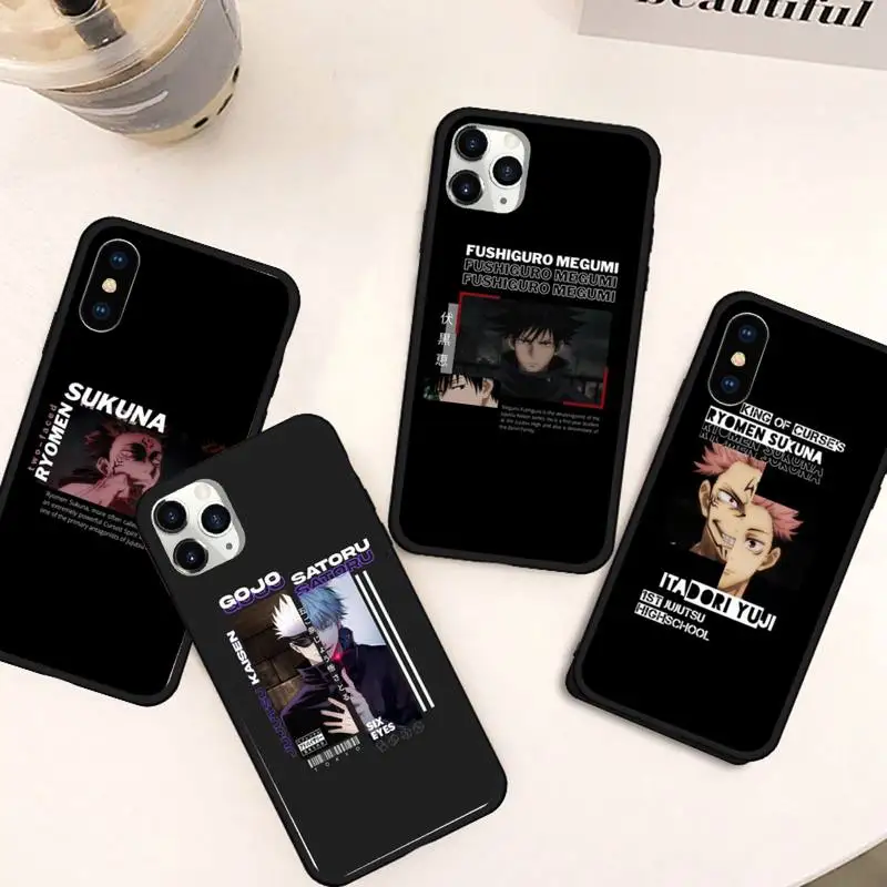 

Jujutsu Kaisen Japan anime Phone Case For iphone 12 11 13 7 8 6 s plus x xs xr pro max mini