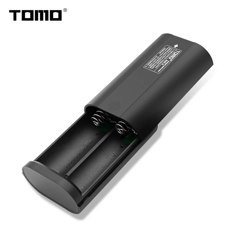 TOMO A2 внешний аккумулятор 2x26650 литиевая батарея ЖК-дисплей экран Micro-USB вход