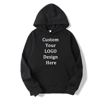 man women casual print pullover hoodies male fashion letter print hooded sweatshirt couple trend street tops custom your logo