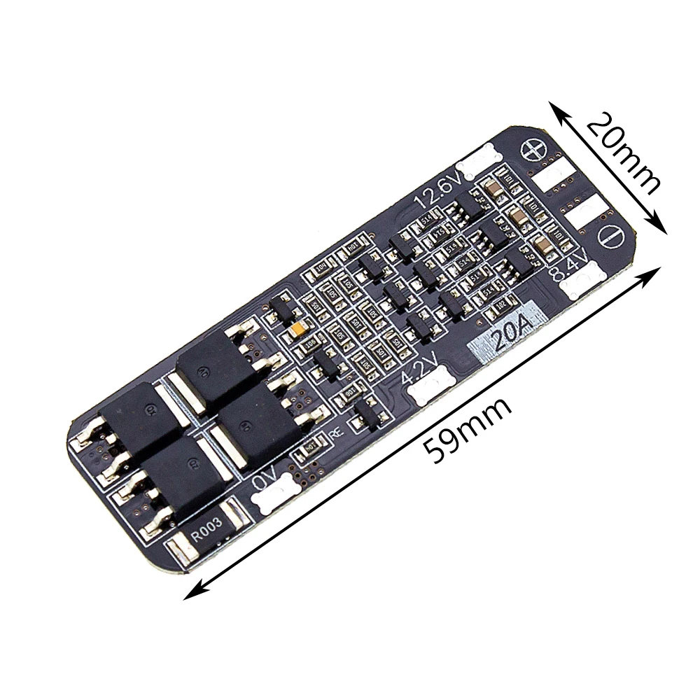 3S 20A литий ионный аккумулятор 18650 зарядное устройство PCB плата защиты BMS 12 6 В