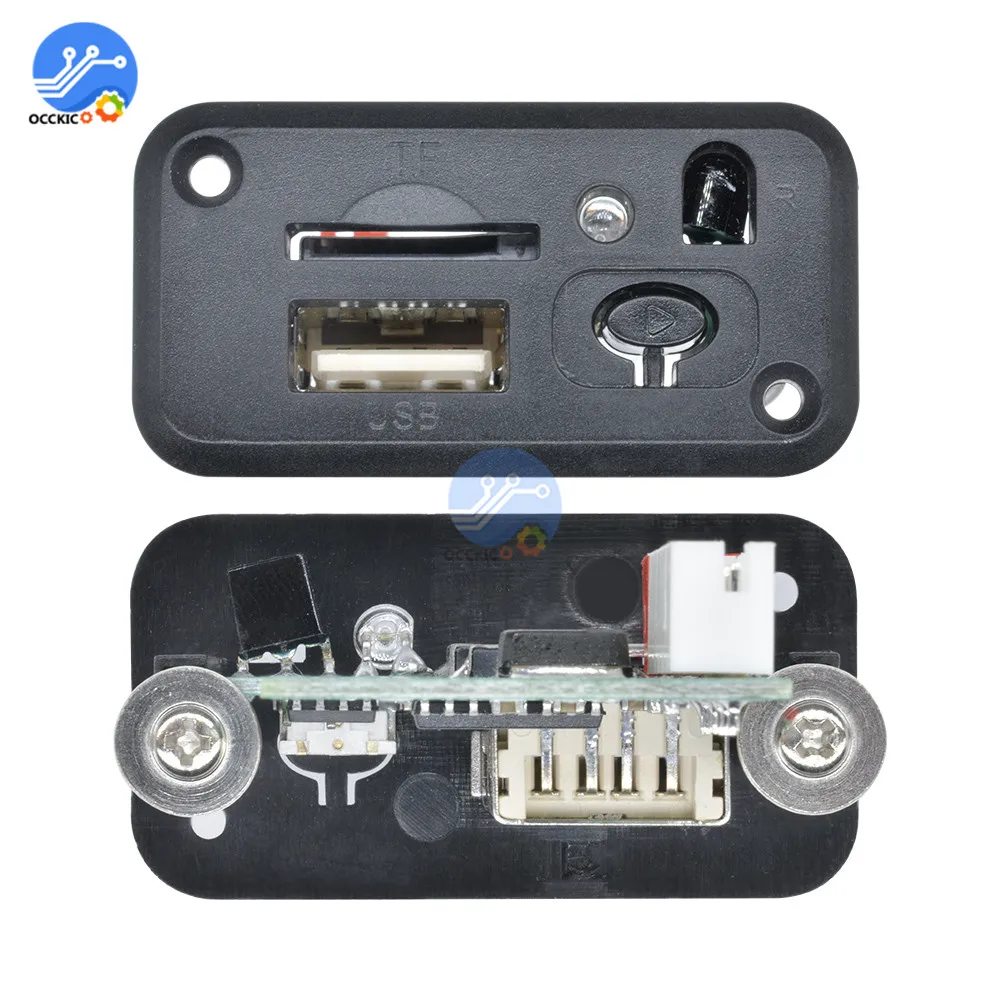 5 в 12 В USB MP3 декодер доска мини аудио декодирование модуль Поддержка TF карты песни плеер+ инфракрасный ИК пульт дистанционного управления приемник