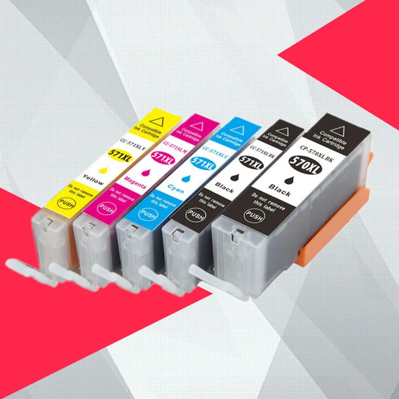 

PGI570 PGI-570 CLI-571 pgi-570xl совместимый картридж с чернилами для Canon PIXMA MG5750 MG5751 MG5752 MG5753 MG6850 MG6851 MG6852 принтер