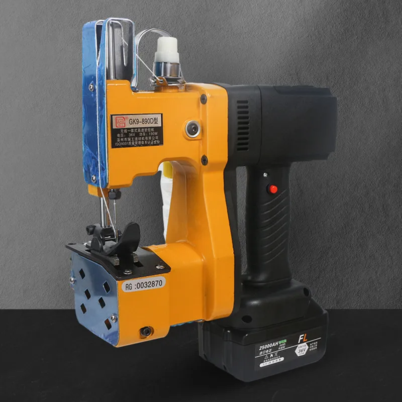 Электрическая швейная машина с зарядным литиевым аккумулятором GK-890D портативная