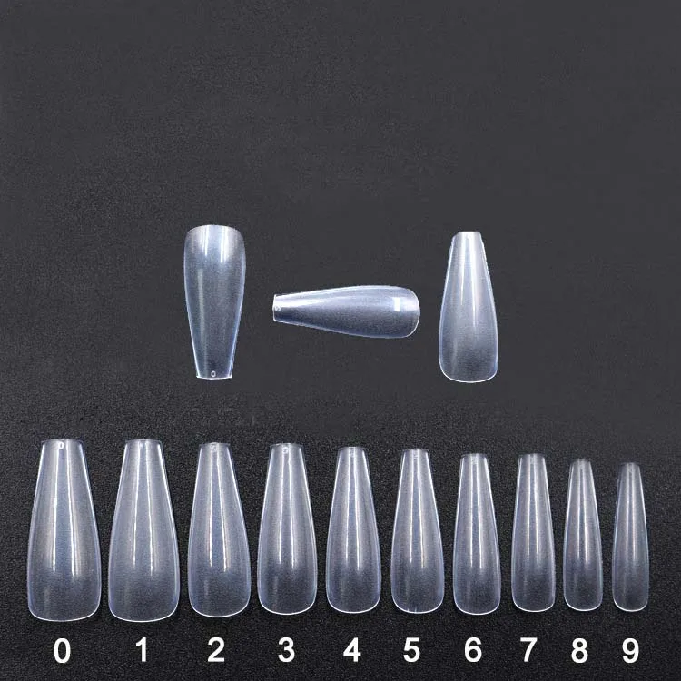 MSHARE новые балетные ногти Полный маникюр натуральный цвет накладные готовые